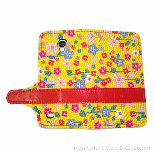 Flip PU Leather Case for Samsung Galaxy S4 Mini/9190, Manufacturer, Card Hold/Wallet Function